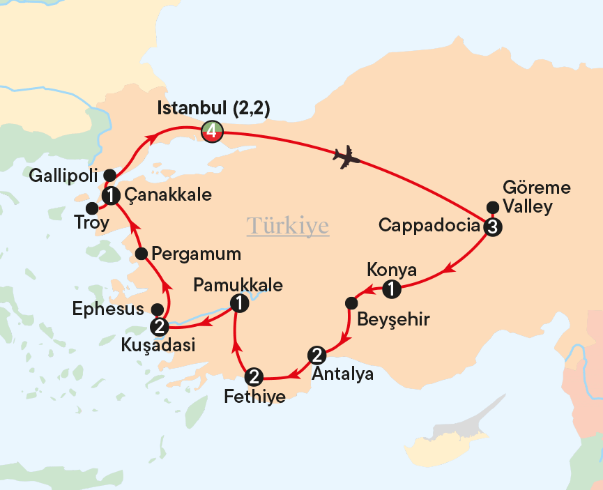 Map - Türkiye in Depth